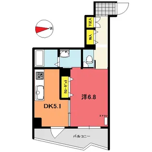 山形県山形市城南町2【マンション】の間取り