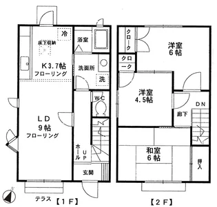 東京都羽村市緑ヶ丘5【一戸建】の間取り