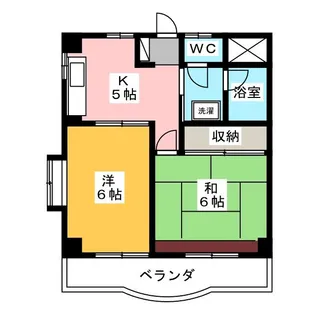 上石神井レジデンス【2階】の間取り