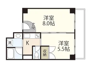 ヴィアボルサ世羅【4階】の間取り