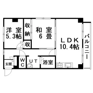 WINDIA仲浜【3階】の間取り