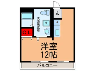 メゾンHana針中野【4階】の間取り