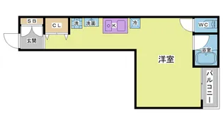 ルミネコート東町【3階】の間取り
