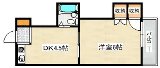ロイヤルシャトー【4階】の間取り