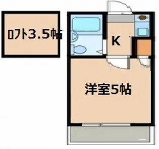 パレス海老山【1階】の間取り