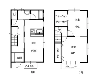 静岡県浜松市中央区萩丘4【一戸建】の間取り
