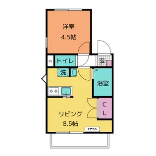 グランデュール柱【2階】の間取り