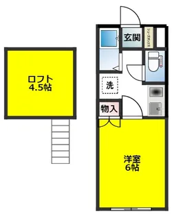 メゾンアキ【1階】の間取り