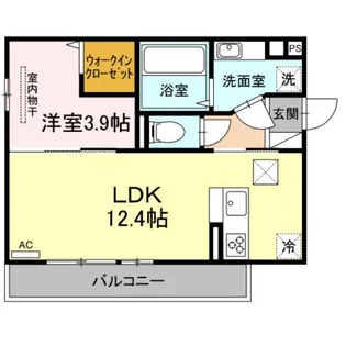 ソシア サンエイト【1階】の間取り