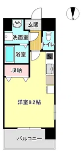 la sincerite上荒田【7階】の間取り