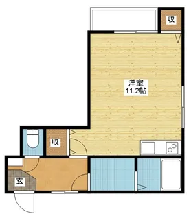 FKマンション【3階】の間取り