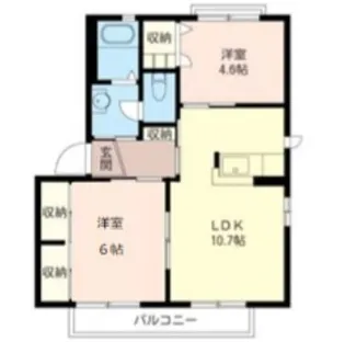 メゾン熊谷【1階】の間取り