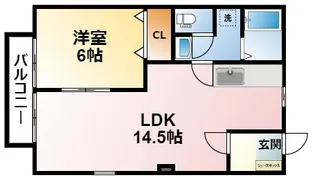 千葉県大網白里市みずほ台1【アパート】の間取り