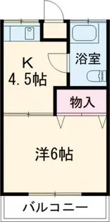 鈴木アパート【2階】の間取り