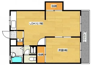 コーポ満田【3階】の間取り