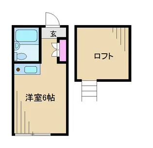 カルタス21日吉【1階】の間取り