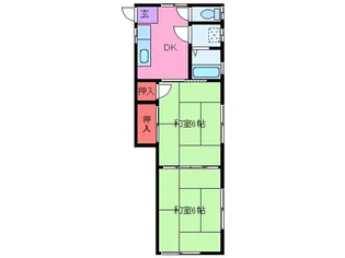 コーポDS【1階】の間取り
