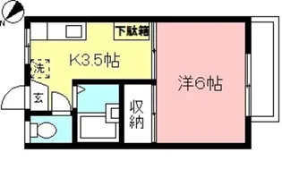 神奈川県相模原市南区若松5【アパート】の間取り