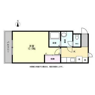 サンライズ朝陽【1階】の間取り