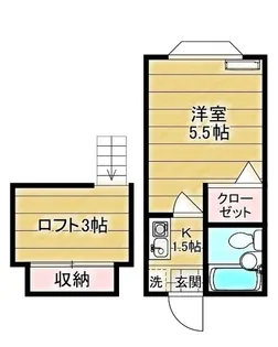 ドゥ・ボワハイツ【2階】の間取り