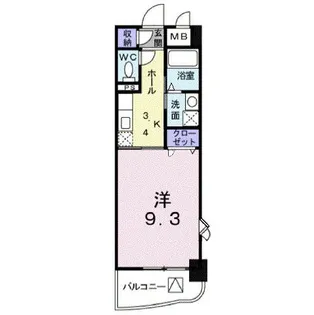 広島県福山市千代田町1【マンション】の間取り