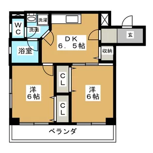 山田ビル【7階】の間取り