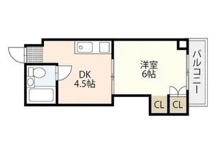 シンプルライフエミ【2階】の間取り
