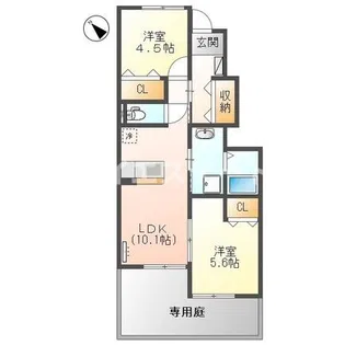 Grande Patio【1階】の間取り