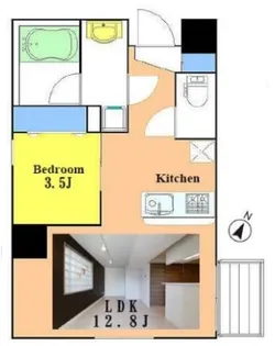 コルディア横濱サウス【1階】の間取り