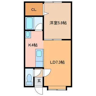 プロムナード【1階】の間取り