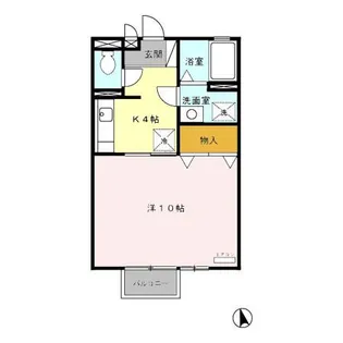 M’s court【1階】の間取り