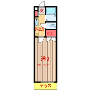 第五メゾンタケ【1階】の間取り