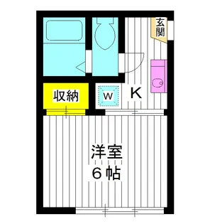 東京都練馬区桜台4【アパート】の間取り