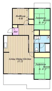 森の里くすのき台1号棟【3階】の間取り