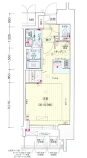 プレサンス金山デュアル【11階】の間取り