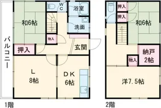 東京都日野市南平9【一戸建】の間取り