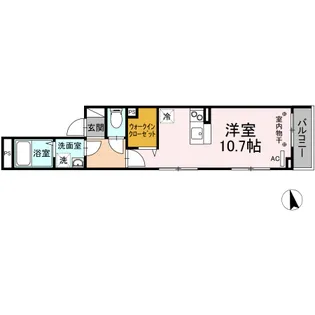 アンソレイエ・オリオン【3階】の間取り