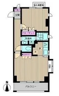 GARDEN SQUARE ガーデンスクエア【3階】の間取り