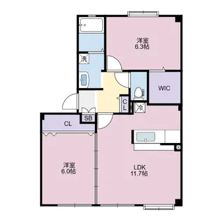 ロイヤルガーデンスペース【2階】の間取り