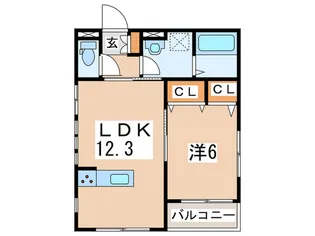 LUCE美しが丘【1階】の間取り