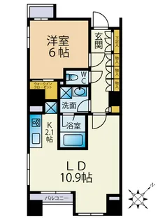 レックス勝どきプレミアレジデンス【2階】の間取り