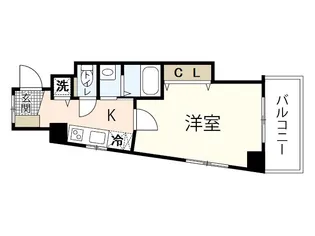 クレスト池之子【6階】の間取り