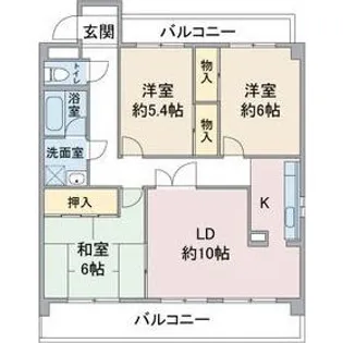 愛知県名古屋市名東区社が丘4【マンション】の間取り