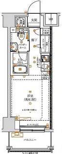 スパシエ東神奈川【7階】の間取り