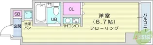 東急ドエルアルス大町【11階】の間取り