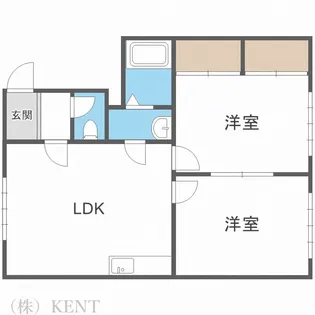 パークハイツ【1階】の間取り