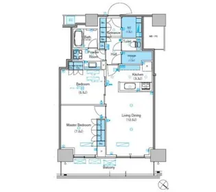 東京都江東区豊洲6【マンション】の間取り