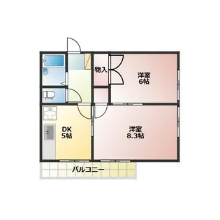 Change.Heights弥生【2階】の間取り