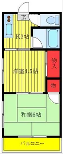 コーポ美鈴【2階】の間取り