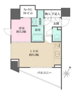 ミュプレ表参道【10階】の間取り